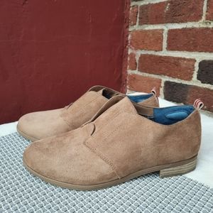 Dr. Scholl's Rialta Comfort Memory Foam Slip On Oxford Loafers Flats Fawn NEW